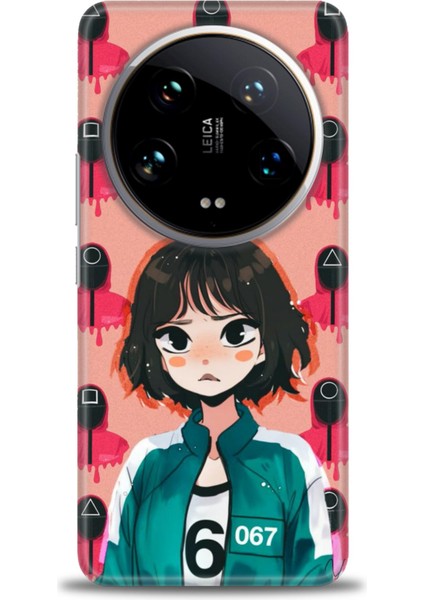 Xiaomi Mi 14 Ultra Kılıf Hd Baskılı Kılıf + Seramik Tam Kaplayan Ekran Koruyucu 289