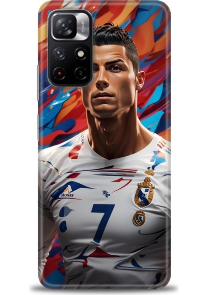 Xiaomi Redmi Note 11S Hd Baskılı Kılıf + Seramik Tam Kaplayan Ekran Koruyucu 6