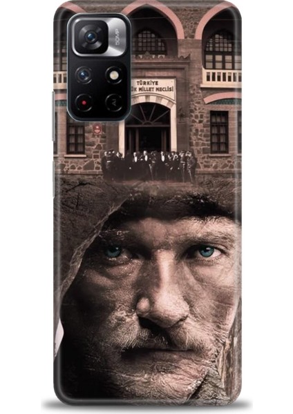 Xiaomi Redmi Note 11S Hd Baskılı Kılıf + Seramik Tam Kaplayan Ekran Koruyucu 30