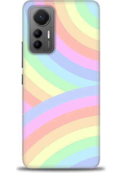 Xiaomi Mi 12 Lite Kılıf Hd Baskılı Kılıf + Seramik Tam Kaplayan Ekran Koruyucu 425