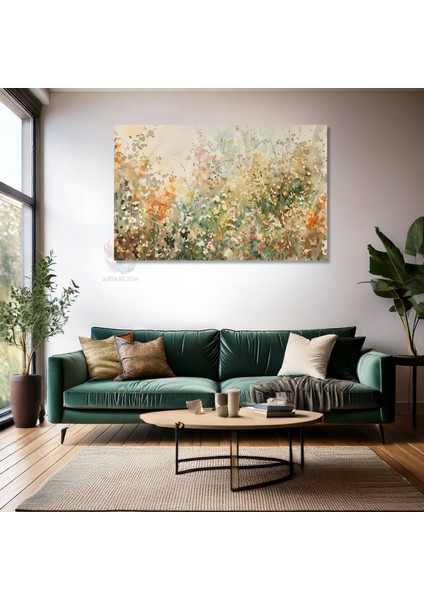 Kanvas Yatay Duvar Tablosu Kanvas Soyut Cicek Bahcesi Ev Ofis Salon Modern Duvar Tablosu fiyatları