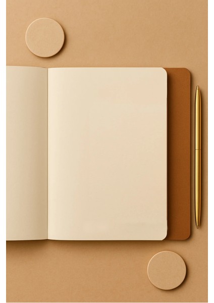 Metalik Işıltılı Kapaklı Çizgisiz Defter 30 Yaprak Paperoma | Kaliteli Ivory Kağıt | A5 Boy | Hediye Defter – Şık Tasarım