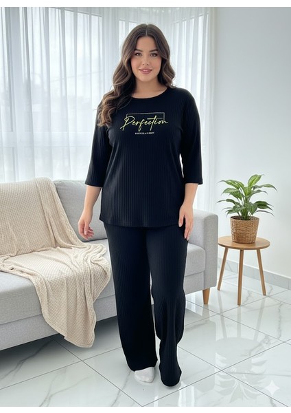 Kadın Büyük Beden Pijama Takım