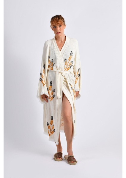 Golden(Altın Rengi) Wheat Kimono
