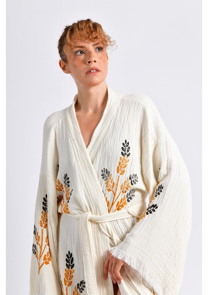 Golden(Altın Rengi) Wheat Kimono fiyatları