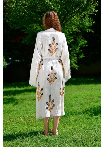 Golden(Altın Rengi) Wheat Kimono