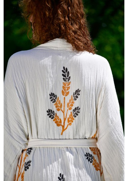 Golden(Altın Rengi) Wheat Kimono