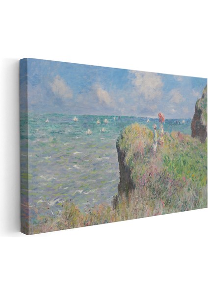 Kanvas Yatay Duvar Tablosu Kanvas Vintage Ucurum Manzarası Ev Ofis Salon Modern Duvar Tablosu