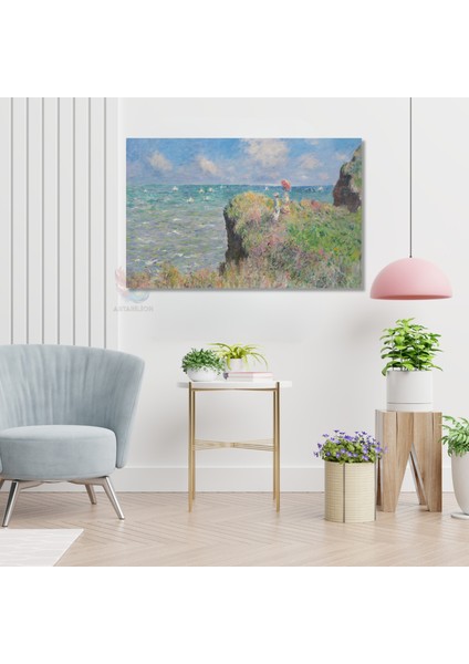 Kanvas Yatay Duvar Tablosu Kanvas Vintage Ucurum Manzarası Ev Ofis Salon Modern Duvar Tablosu modelleri