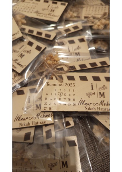 20 Adet Kliker Magnet Söz, Nişan, Kına, Nikah Hediyelik Nikah Şekeri Organizasyon Magneti