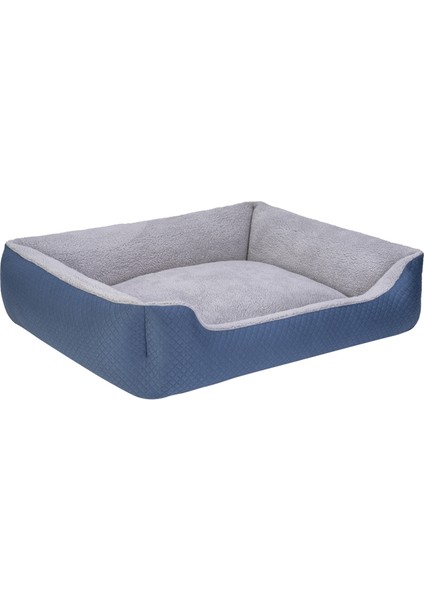 Techmrt Pet Comfort Bravo Duo Köpek Yatağı Mavi/gri Peluş Xl 105X80CM fiyatları