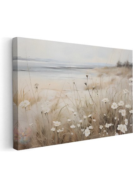 Kanvas Yatay Duvar Tablosu Kanvas Vintage Kir Manzarasi2 Ev Ofis Salon Modern Duvar Tablosu