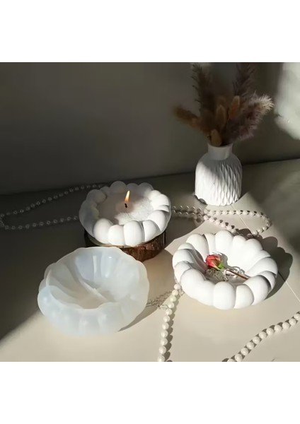 Modern Minimalist Stil Dekoratif Kase Silikon Kalıbı