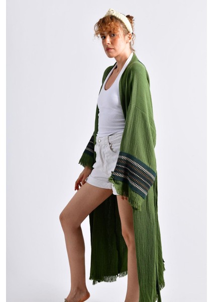 Olive (Zeytin Yeşili) Symbol Nomad Kimono