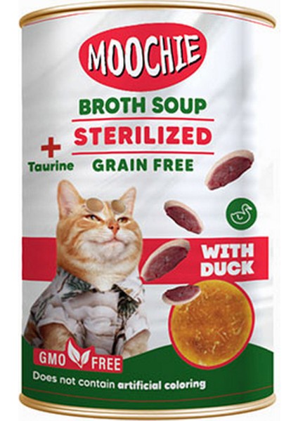 Techmrt Moochie Et Suyu Çorba Ördekli Kısır.kedi 135ML