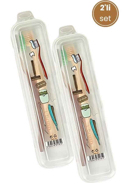 2’li Diş ve Tıraş Bakım Ürünleri Kutu Seti, Fırça Macun Traş Makyaj Aksesuar Seyahat Saklama Kabı modelleri