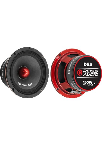 RS-DS5-150W MAX-75W Gerçek Rms-Kaliteli-Profesyonel-Üst Seviye-13 cm Midrange Hoparlör-2 Adet