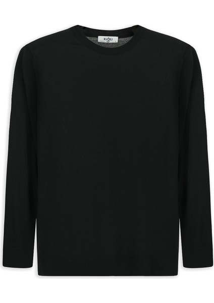 Bisiklet Yaka Regular Fit Yünlü Triko Kazak fiyatları