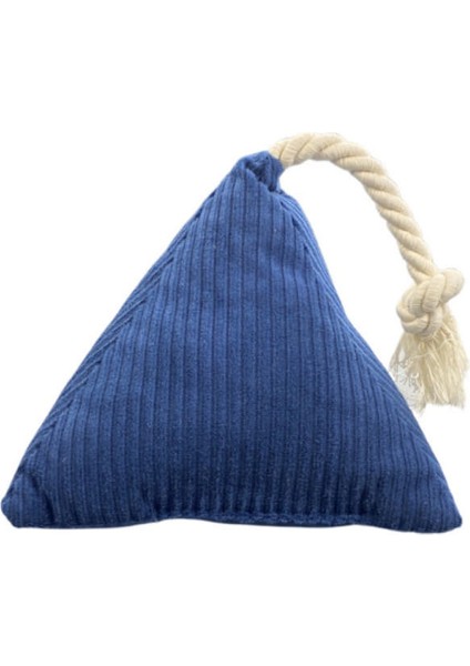 Techmrt Pet Comfort Ipli Prizma Köpek Oyuncağı Mavi 17X30CM