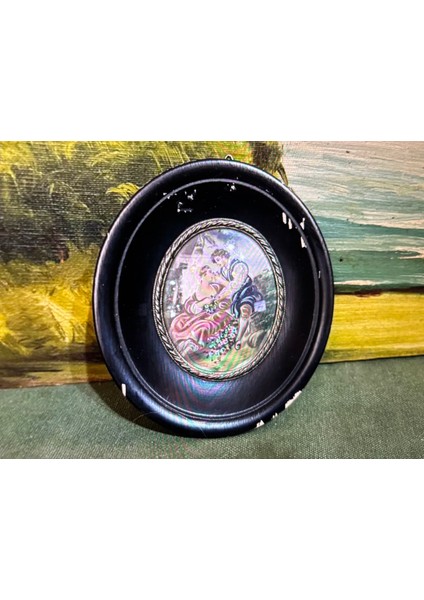 Ahşap Çerçeve Içerisinde El Boyama Resimler 11,5 cm 10 cm Ölçülerinde - 76786 modelleri