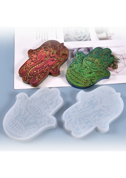 Havva_nın Eli Silikon Kalıbı 2_li Set Bereket Eli Silikon Kalıp fırsatları