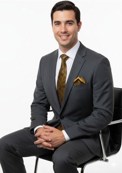 Erkek Kravat Klasik Mendilli Şık Leke Tutmaz Zirve Model Geniş Tasarım modelleri