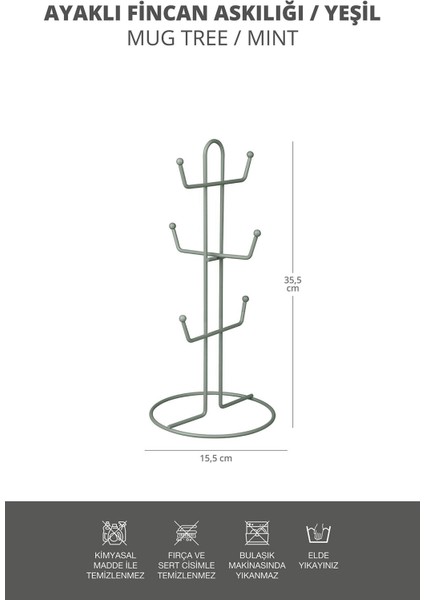Yeşil Kupa ve Fincan Askılığı modelleri