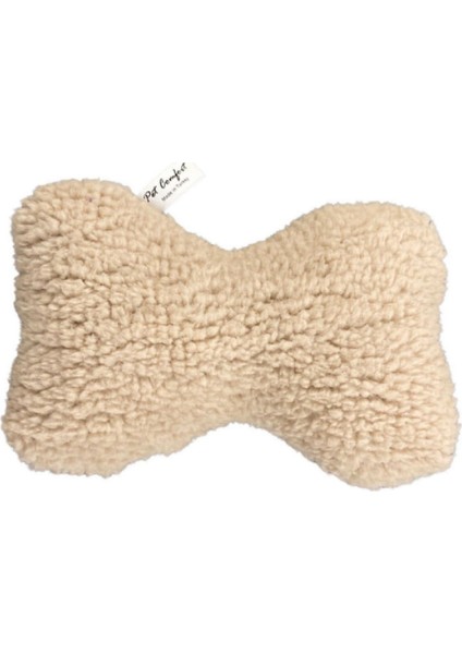 Techmrt Pet Comfort Peluş Kemik Köpek Oyuncağı Kahverengi 20CM