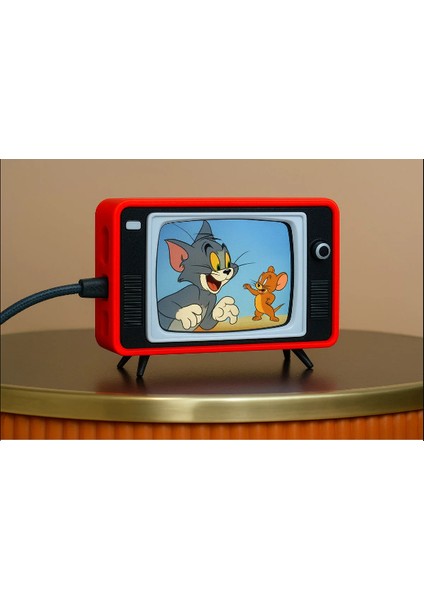 Retro Tv Tasarımlı Telefon Standı