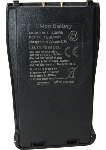 Bl-1 Batarya (Baofeng BF-88E,777S,888S,999S,BF-888,ZASTONE ZT-V68