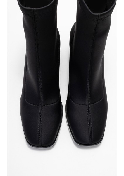 Plesa Siyah Scuba Kadın Kalın Topuklu Bot fiyatları