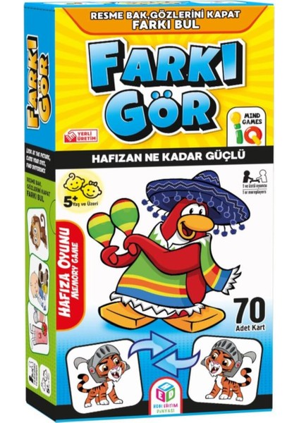 Farkı Gör Hafıza ve Dikkat Geliştirme Oyunu