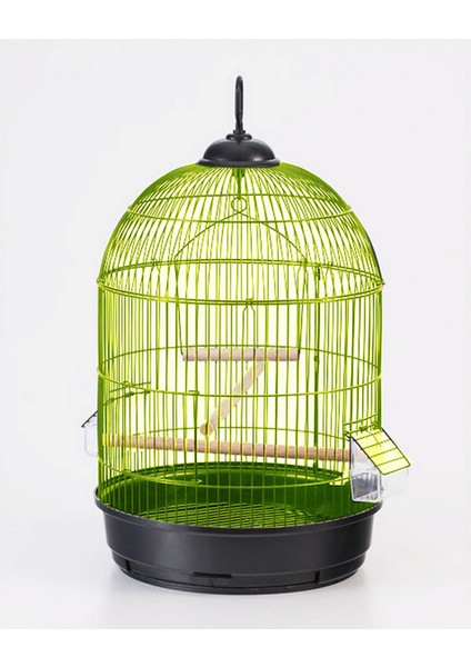 Techmrt Yuvarlak Kuş Kafesi Pirinç Kaplama (34 x 55) x 1 Adet