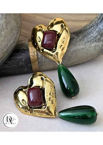 - Muse Earrings – Trend Kalp Küpe (KOD-367) modelleri