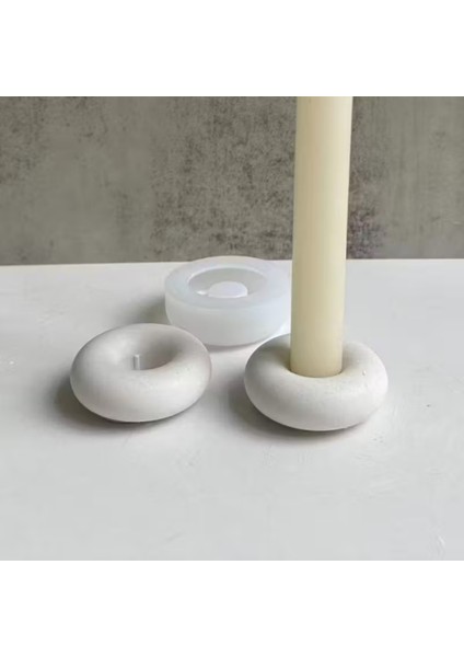 Modern Minimalist Şamdan Silikon Kalıbı