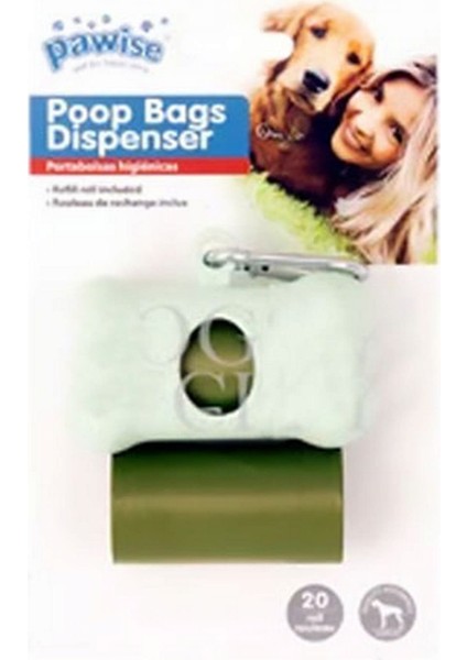 Techmrt Pawise Kaka Torbası Yeşil Doğa Dostu 2 Rulo