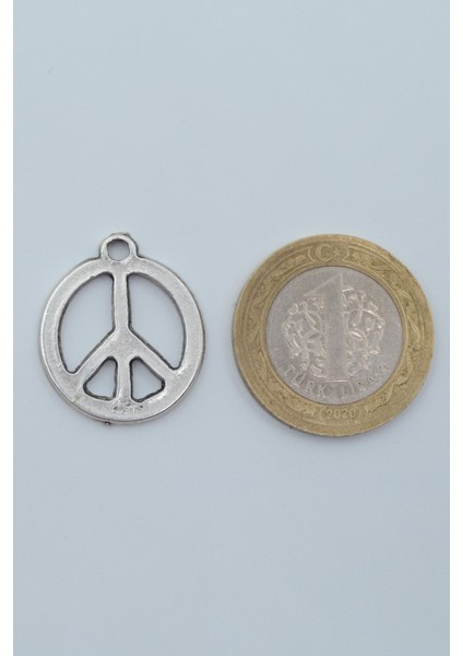 Minimal Barış Sembolü Gümüş Kaplama Deri İp Kolye fırsatları