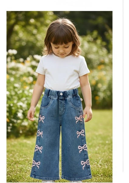 Kız Çocuk Pantalon Denim Jesns