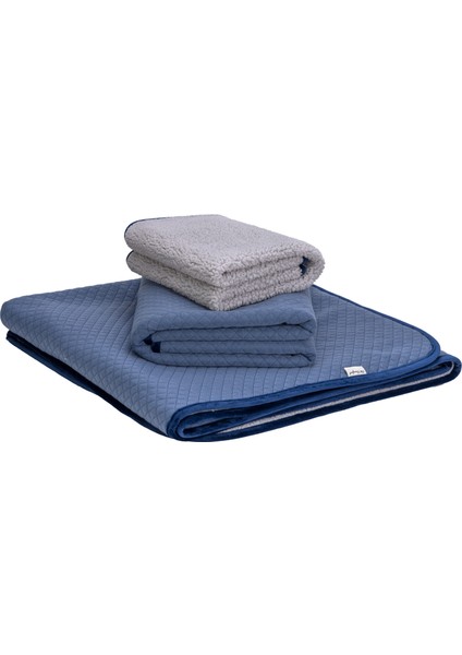 Techmrt Pet Comfort Lodix Mirinda Mavi Köpek Battaniyesi L 100X150CM modelleri