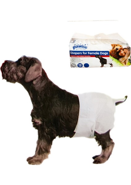 Techmrt Pawise Köpek Alt Bağlama Bezi M Boy 12 Adet