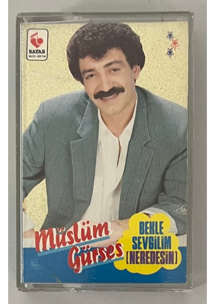 Müslüm Gürses Bekle Sevgilim (Neredesin) Kaset (Orijnal 1992 Dönem Baskı Kaset)