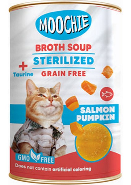 Techmrt Moochie Et Suyu Ç.somon Balkabaği Kisir.kedi 135ML x 6 Adet