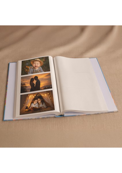 300’LÜK Pembe Çiçekli Sakura Esintisi 10X15CM Kutulu Fotoğraf Albümü modelleri