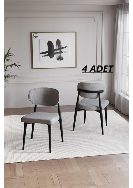 Bohem Polo Mutfak Sandalyesi 4 Adet