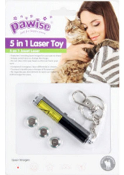 Techmrt Pawise 5 In 1 Laser Toy Kedi Oyuncağı
