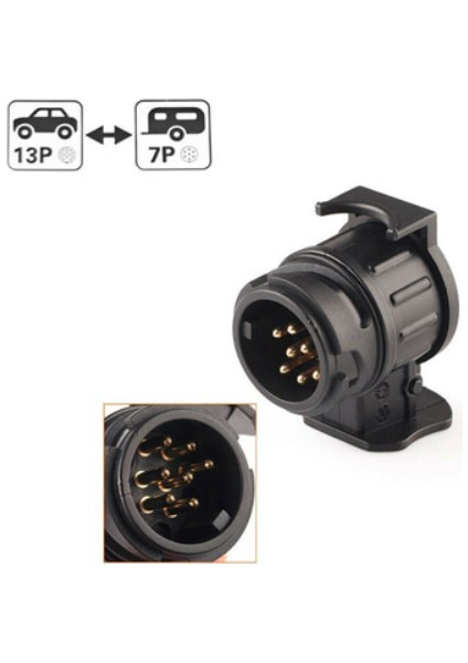 13 Pinden 7 Pine Dönüştürücü Adaptör Soket