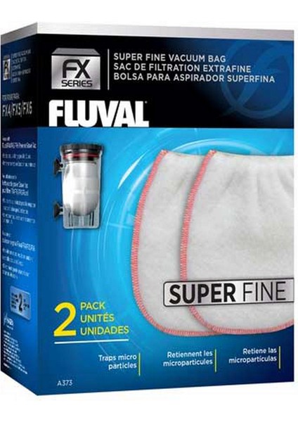 Techmrt Fluval Super Fine Fx Vacuum Bag For Grav.kit