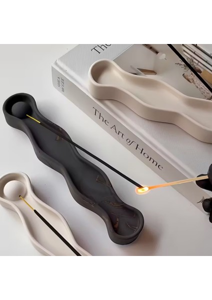 Dalgalı Modern Stil Tütsülük Silikon Kalıbı