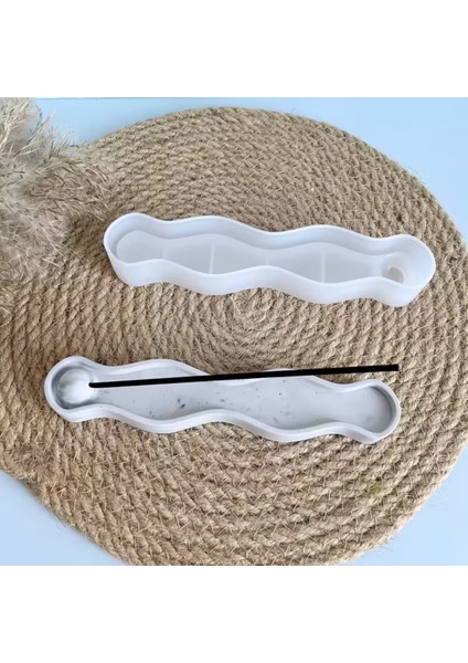 Dalgalı Modern Stil Tütsülük Silikon Kalıbı