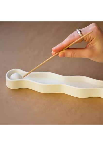 Dalgalı Modern Stil Tütsülük Silikon Kalıbı